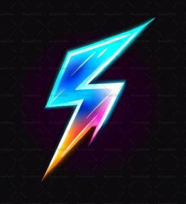 Energiegeladener Blitz